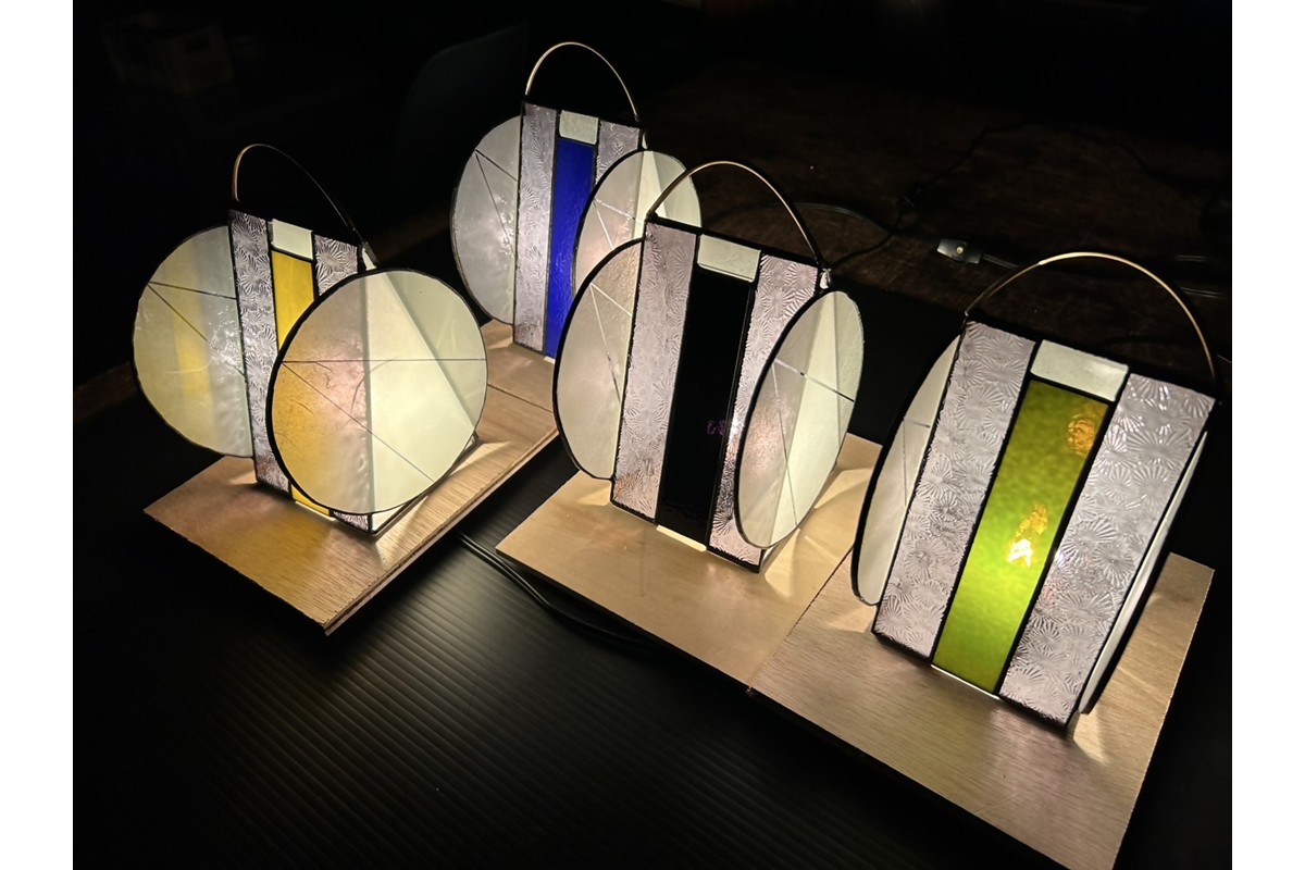 行燈あかり「ムシノネ・青」　SV00020