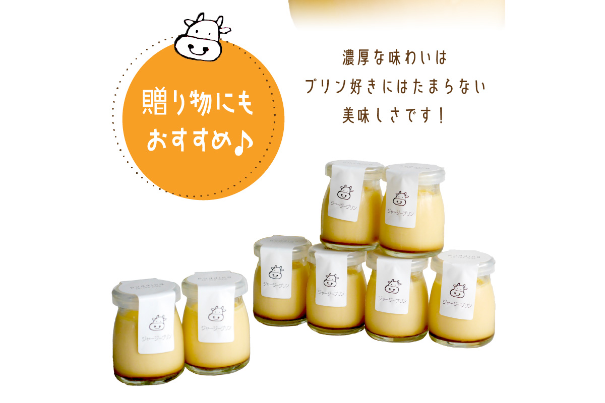 【牧場直営】搾りたての新鮮ミルク作るミルク工房そらの濃厚ジャージープリン　TJ00003