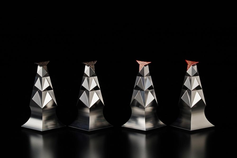 匠チェス（14-Rook 黒1体）城（Rook　菱形）　　HR00041