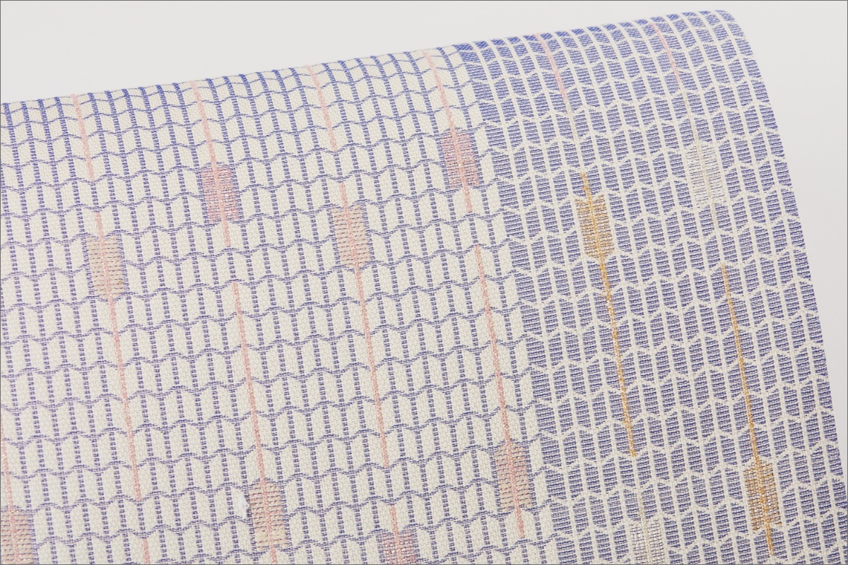 丹後の藤布　袋帯「藤三椏古事記文」　FY00088