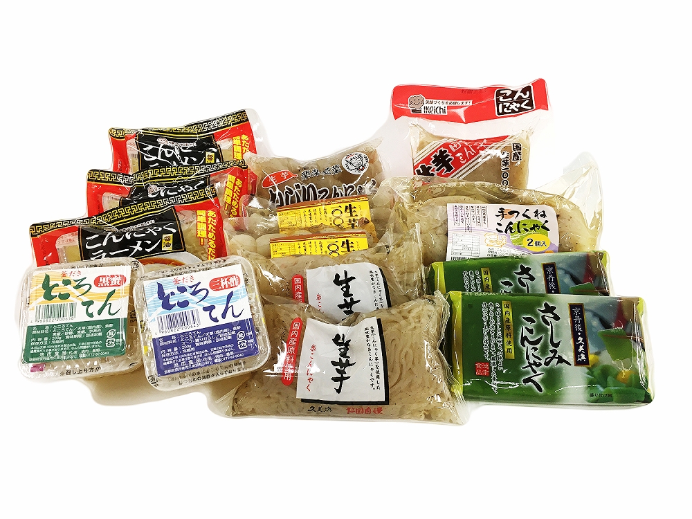 大文字こんにゃくセット夏（14点）　AM00042