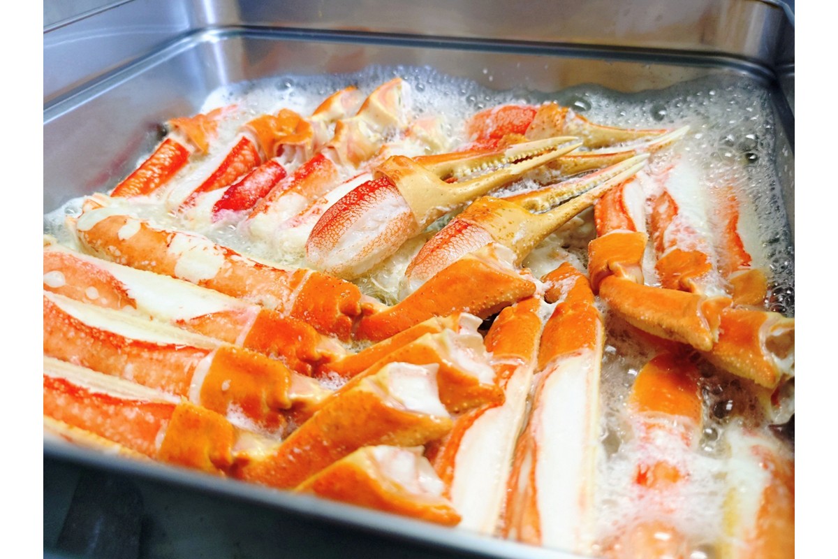 ズワイガニのかんかん焼きで楽しむ豪快ＢＢＱ気分 １ｋｇ／北畿水産　HK00273