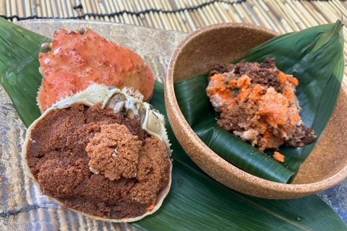 酒市の贅沢セイコガニの子宝盛　2個入 魚介類 海鮮 カニ 蟹 子宝盛 ふるさと納税 セイコガ二 　SK00223