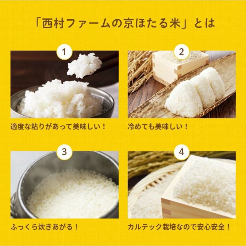 令和7年産 京都丹波産 コシヒカリ 5kg 西村ファーム 京ほたる米