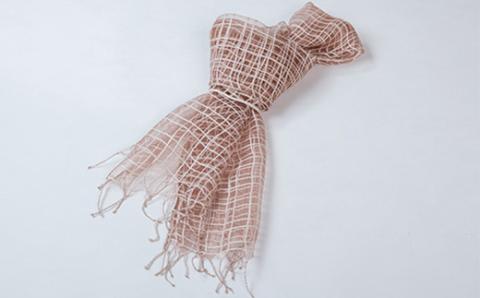 シルクストール(檳榔樹染め)【配送不可地域：離島・沖縄県】