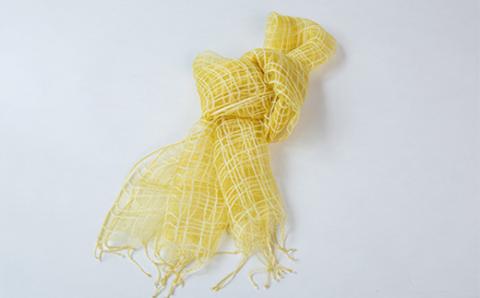 シルクストール(キハダ染め)【配送不可地域：離島・沖縄県】