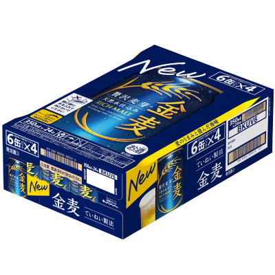 サントリー　金麦 350ml1ケース(24本)【京都 天然水のビール工場産】【配送不可地域：離島・沖縄県】