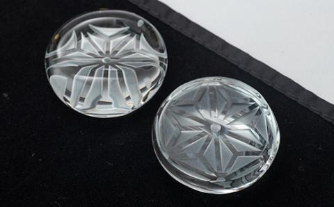 麻の葉文　箸置き5個セット【配送不可地域：離島・沖縄県】