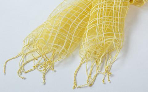 シルクストール(キハダ染め)【配送不可地域：離島・沖縄県】