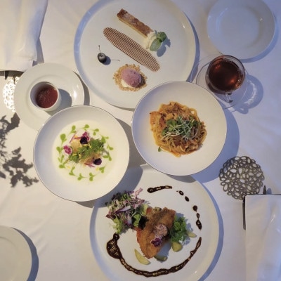 【京都府大山崎町　レストラン タガミ】お食事券 2000円分×2枚 家族や友人、記念日などにおすすめ