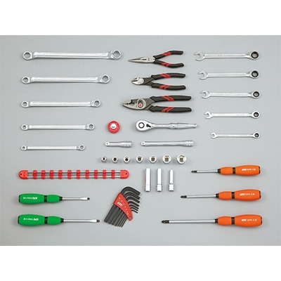 KTC 工具セット(片開きプラハードケースタイプ) [SK34010PS]