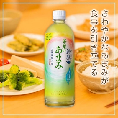 【毎月定期便】綾鷹茶葉のあまみ650ml×24本全3回