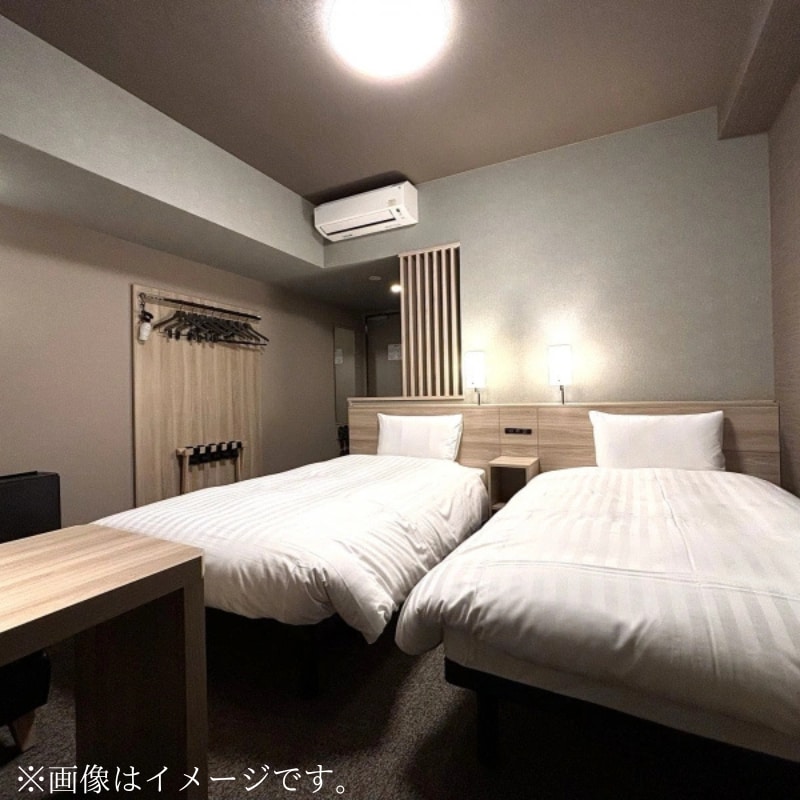 【ホテル ルートイン 久御山町】スタンダード ツイン 宿泊券 朝食付き 天然温泉完備、駐車場あり