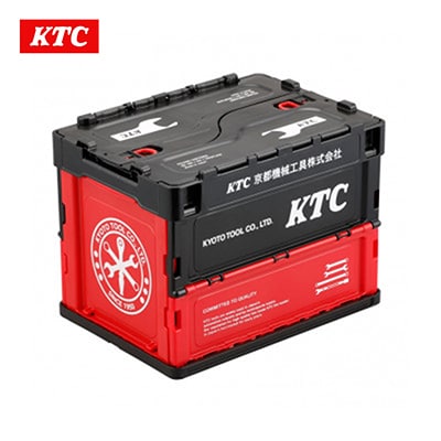 KTC 折りたたみコンテナ20L(ブラック) [YG-195BK]