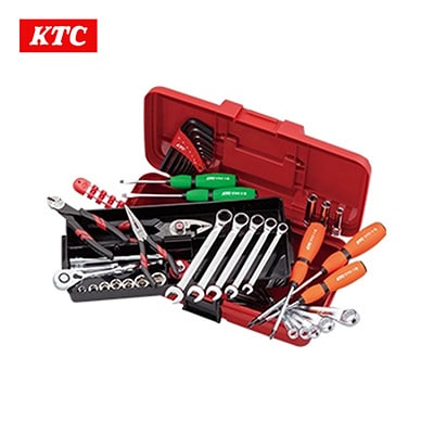 KTC 工具セット(片開きプラハードケースタイプ) [SK34010PS]