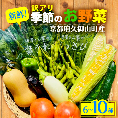 【訳アリ】 季節の野菜 詰め合わせ 6～10種 京都