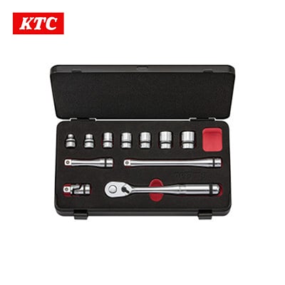 KTC ネプロス 9.5sq.ソケットレンチセット ケース付き(11点) [NTB311CZ]