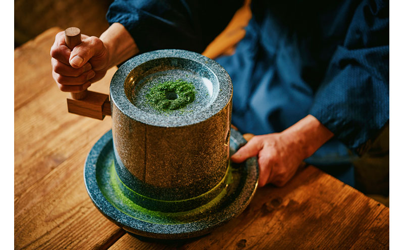播磨園　有機宇治碾茶　ー抹茶が挽ける石臼セットー
