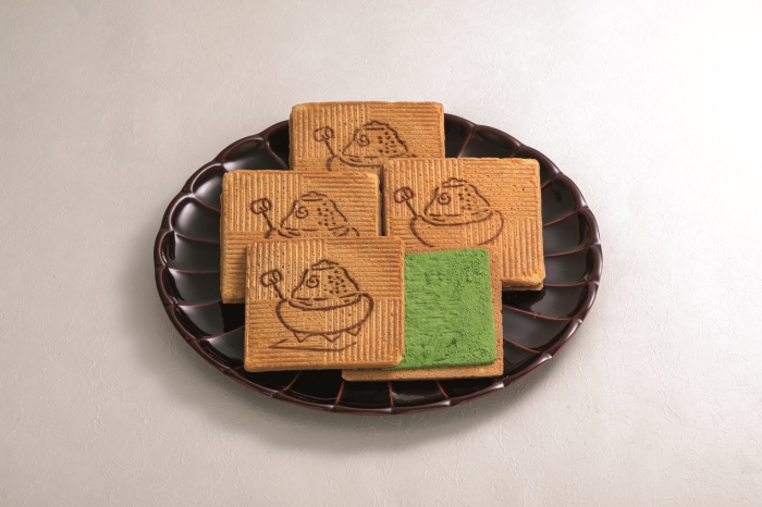 宇治の茶話2箱(12枚入×2箱)〈宇治抹茶 抹茶スイーツ お菓子 スイーツ 抹茶 せんべい クリーム 京都 宇治 抹茶クリーム 加工食品 煎餅 玉子せんべい〉