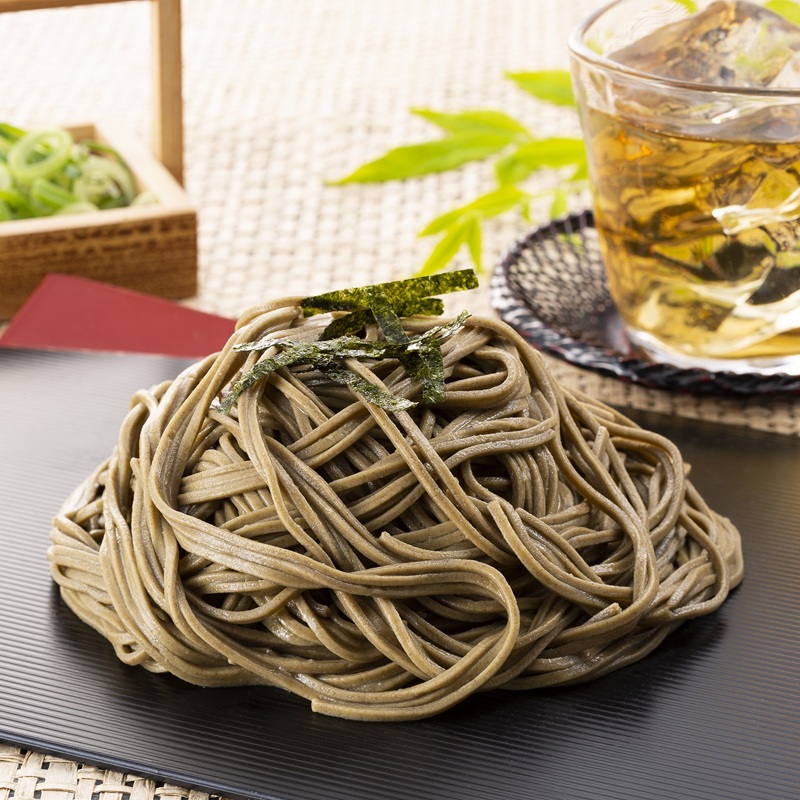 京都きよ泉の抹茶・ほうじ茶そば(12食分・各3袋入り・つゆ