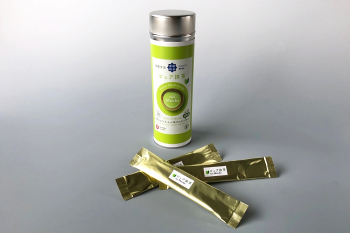 手軽に有機「凍結乾燥香り抹茶スティック」(1.5g×10本×2缶)〈有機 オーガニック 無農薬 宇治抹茶 抹茶 お茶 茶 緑茶 凍結乾燥 ステイック 飲料〉