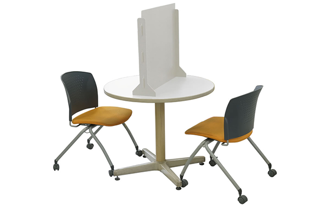 卓上簡易パーテーション（白）