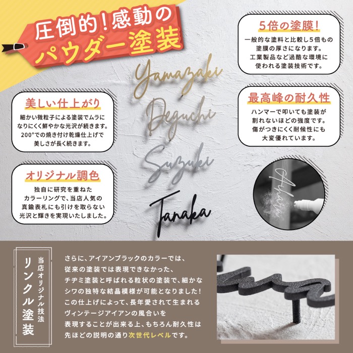 ステンレス切文字　表札　〈表札 ステンレス 切文字 切文字表札 オーダーメイド表札 アンティーク表札 おしゃれ 戸建 マンション 新築 引っ越し〉