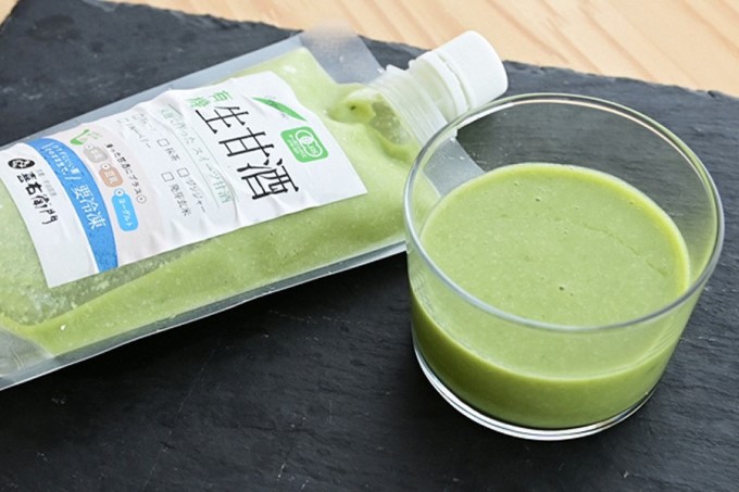 京都・喜右衛門 有機生甘酒抹茶（フローズン）（370g×5）京都・喜右衛門〈あまざけ 甘酒 無添加 有機 オーガニック 麹 抹茶 宇治抹茶フローズン 飲む点滴 飲料 ドリンク スイーツ〉