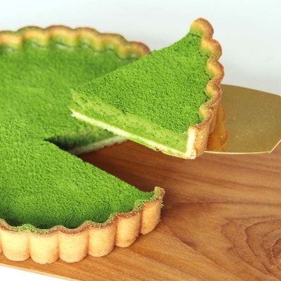 和束産栽培茶の濃厚抹茶チーズケーキ【配送不可地域：離島】