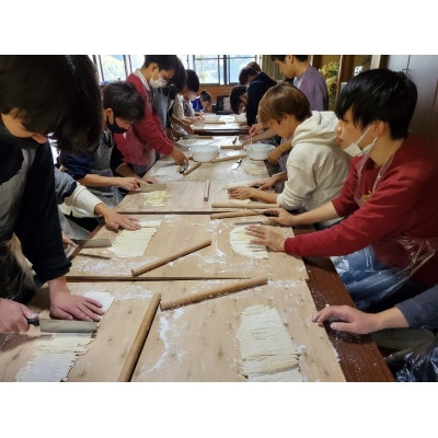 【団体様大歓迎!】和束名物の茶そばを作ろう!50名×1回