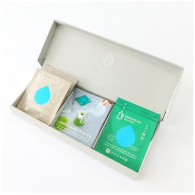 グリーングラスブリューティー ドリップバッグ ギフトセット(煎茶3袋+ほうじ茶3袋)