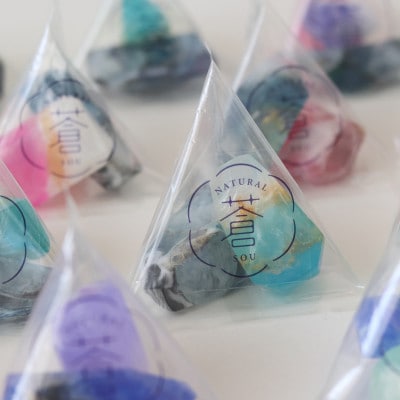 宝石風ソープ　テトラパック3個セット