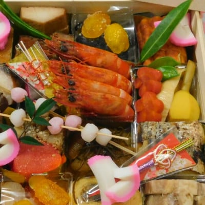 新春手作りおせち(7.5寸1段)【配送不可地域：離島・北海道・沖縄県・東北・九州】