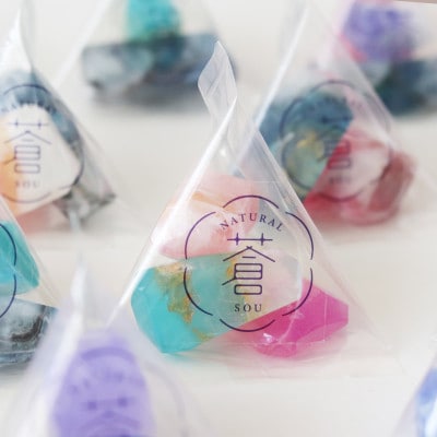 宝石風ソープ　テトラパック3個セット