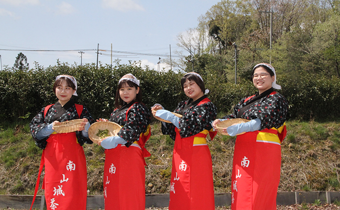 茶娘衣装を着て茶畑の中で撮影プラン（大人１名：中学生以上）