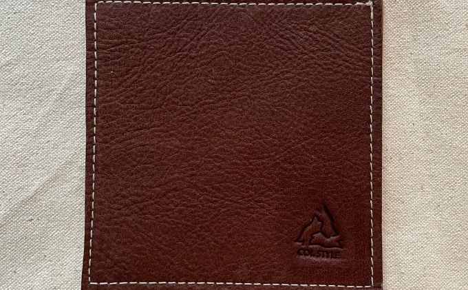 一度は触ってみて欲しい！天然100％鹿レザーコースター