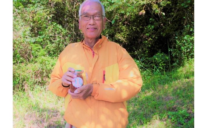 【新登場！】～京都府南山城村産～中下おじちゃんの愛情詰まった天然ハチミツ500g（非加熱）