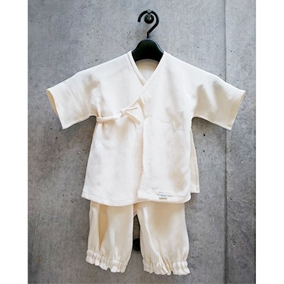 【丹後シルク】　ベビーセットアップ・ おくるみ　セット　かご付き