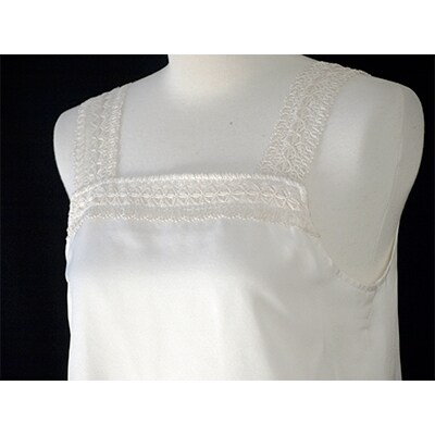 【丹後シルク】キャミソール・ペティコート(飾りシルクレース)Mサイズ