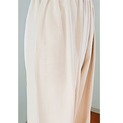 シルクパンツ　ベージュ　丹後シルク