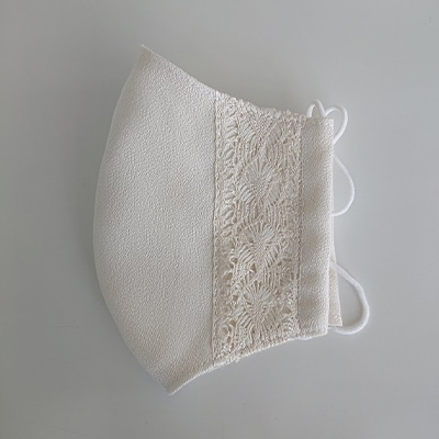 シルクマスク　丹後シルク(新柄シルクレース)