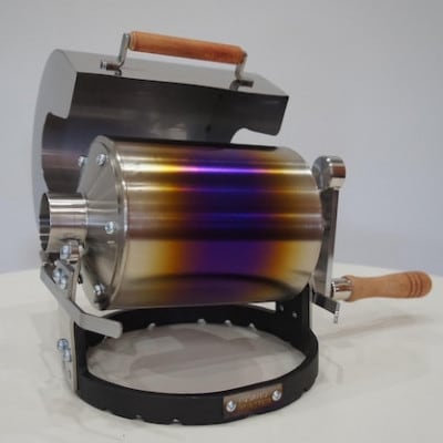 手回しminiコーヒーロースター　チタンドラム　HR-300Ti