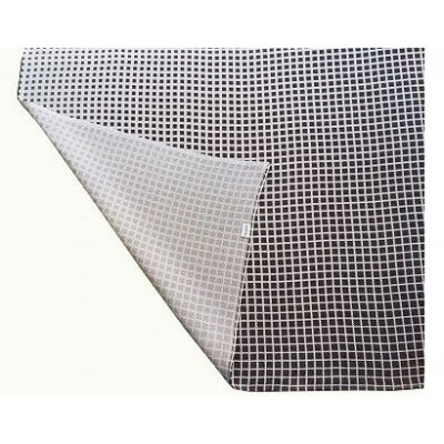 正絹ちりめん友禅風呂敷 マチルダ 黒