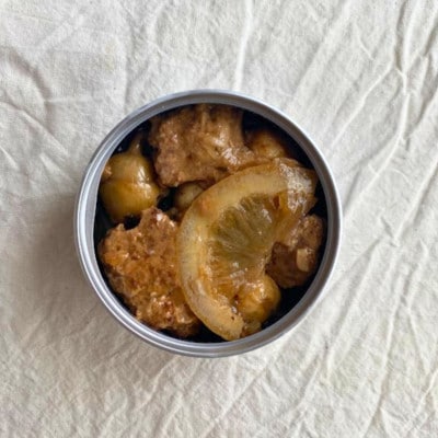 tangobar　くわいと猪肉のレモンアヒージョ-旅するごちそう缶- 　87g×3缶　ジビエを気軽に