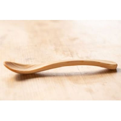 森の美しさを守る 与謝野ヒノキの離乳食スプーン＆器セット　自然素材で温かなデザイン　京都丹後より
