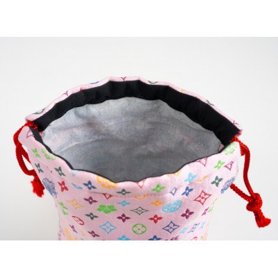 御朱印帳袋(御城印帳袋)　モノグラム柄(ピンクバージョン)