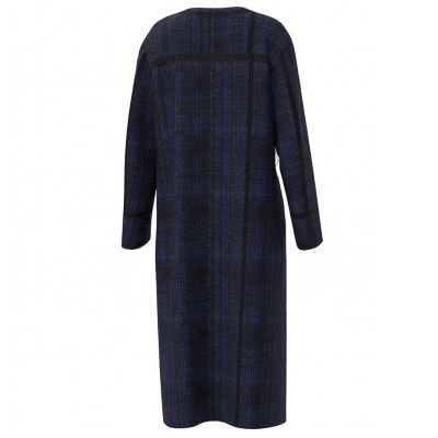 【リボン織×MIZEN】アシンメトリックプリーツコート レディス 絹紐織　「勝」