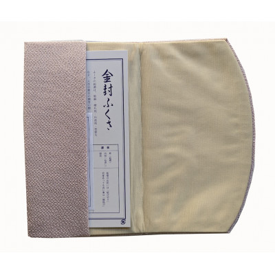 正絹縮緬伝統色金封ふくさ(桜ネズ)
