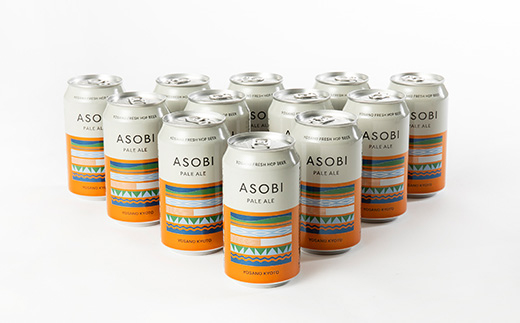 【与謝野町産ホップ使用クラフトビール】 ASOBI(アソビ) 350ml×12本　ペールエール