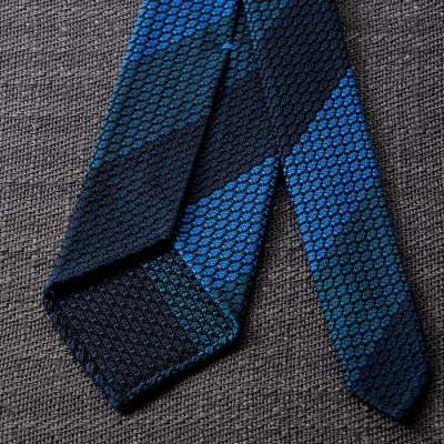 【手織りネクタイ】エグゼクティブガルザタイNo.8 kuskafabric 京都・丹後のシルク織物